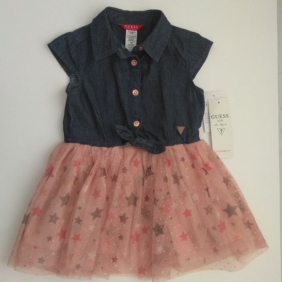 Guess - Denim dress for girls - Picture 2 of 8